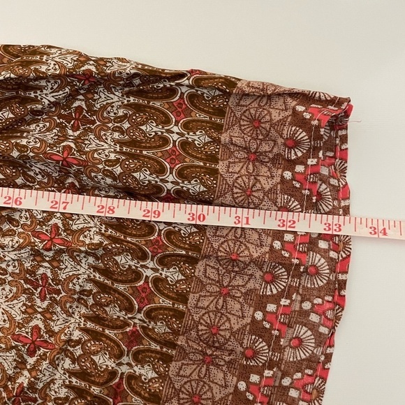 Umgee Boho Multi Color Paisley Boho Dress Loose Fit New - Picture 6 of 9